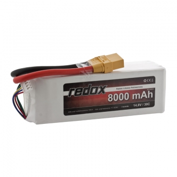 Redox 8000mAh 14,8V 30C - LiPo-Pack